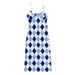 Listenwind Women's Sexy Bodycon Mini/Maxi Dress Love/Argyle Print Spaghetti Strap V-Neck Slim Sun Dress Streetwear