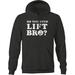 Do You Even Lift Bro Gym Life Fit Strong Hoodies for Men Large Dark Grey