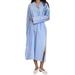 ZANZEA Women V Neck Long Sleeve Shirt Dress Side Slit Casual Loose Belted Dress