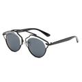 Dasein Semi Rimless Polarized Sunglasses Women Men Retro Sunglasses