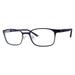 Banana Republic Full Rim Rectangular Blue Ruthenium Eyeglasses