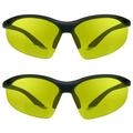 proSPORT 2 Pairs Safety BIFOCAL Reader Glasses Night Yellow Lens ANSI Z87.1 Reading Magnification +1.50