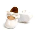 Infant Baby Girls Shoes Mary Jane Flats Bownot Soft Leather No-Slip Toddler First Walker Princess Dress Shoes Baby Moccasins Girls Shoes