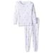 baby's & toddler's two-piece feather pajama set