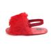 Baby Infant Girls Soft Sole Shoes Plush Slide Sandal First Walkers Anti-slip Walking Shoes