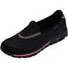 Skechers Performance Women's Go Walk Slip-On Walking Shoe, Black/Pink, 6 M US