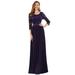 Ever-Pretty Juniors Chiffon High Waist Homecoming Prom Dress 74125 Dark Purple US6