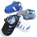 Baby Boys Sandals Hollow Soft Sole Toddler Crib Shoes Prewalker Sneakers Summer Beach