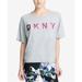 DKNY Womens Sport Sleeveless Relaxed Logo T-Shirt