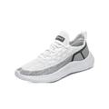 LUXUR Mens Slip On Sport Shoes Outdoor Casual Shoes Walking Hiking Trainers Sneakers