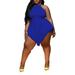 UKAP Plus Size Halter Jumpsuit Cocktail Casual Beach Wedding Mini Pantskirts Sleeveless Casaul Outfit