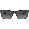 Ray-Ban Men's Rb4331f Asian Fit Square Sunglasses