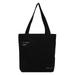 Winnereco Women Letters Print Canvas Shoulder Bags Casual Handbags (Black B)