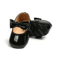 Poseca Infant Baby Girls Shoes Mary Jane Flats Bownot Soft Leather No-Slip Toddler First Walker Princess Dress Shoes Baby Moccasins Girls Shoes