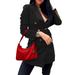 Women Double Breasted Coat Mid Long Blazer Lapel Neck Long Sleeve Office Blazer Jacket Coat