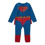 Superman Baby Boy & Toddler Boy One-Piece Costume Romper Outfit (12M-4T)