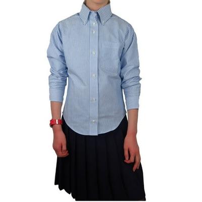 Betty Zee Girls Blouse School Uniform Shirt Long Sleeve