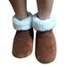 LUXUR Ladies Slippers Womens Ankle Boots New Memory Foam Winter Christmas Booties