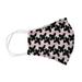 Cotton Print Fabric Floral Flower Butterfly Face Mask Nose Clip Filter Pocket