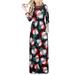 Women's Christmas Dress Xmas Christmas Print Party Ugly Christmas Long Maxi Dress