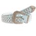 Western Rhinestone & Studded Leather Belt