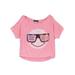 Lori Jane Big Girls Pink Rhinestone Patriotic T-Shirt 6-16