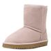 Dream Pairs Winter Snow Boots Kids Boys Girls Toddler Sheepskin Fur Warm Boots Shoes Toddler Warm Shoes Outdoor Winter Shorty-K Pink Size 11