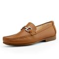 Bruno Marc Men's Casual Dress Shoes Men Classic Penny Slip On Loafers Moccasin Comfort Shoes HENRY-5 TAN Size 8