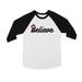 Believe Santa Hat Youth Baseball Jersey