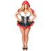 Daisy Corsets Top Drawer Premium Red Riding Hood Corset Dress Costume