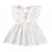 HULKLIFE Summer New Baby Girl Fashion Sleeveless Lace-edged Dress