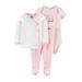 Child of Mine by Carter's Baby Girl Outfit Take Me Home, 3-Piece