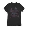 Women's Addams Family Always An Addams Motto Graphic Tee