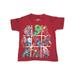 Marvel Comics Toddler Boys Red Short Sleeve Hulk Captain America Tee Shirt