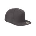 Yupoong Adult 5-Panel Structured Flat Visor Classic Snapback Cap - YP5089