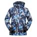 Men's Performance Insulated Ski Jacket w/Zip-Off Hood,Blue Himalayan Shades,XL