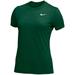 Nike Legend Veneer Women's Dri-Fit Crewneck Fitness T-Shirt Tee (Green, X-Small)