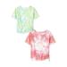 The Children's Place Girls Tie-Dye Tie-Front T-Shirts, 2-Pack, Sizes 5-16