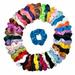 Hair Scrunchies Colorful Velvet Women Elastics Bands 46pcs Fashion Girls Hair Ties Scrunchy Bands Hair Accessories - Gift for Holiday