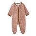 Livingsenburg Newborn Baby Boy Romper Footie Long Sleeve Zipper Sleeping Bag