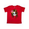 Inktastic Cute Sugar Skull Girl Toddler Short Sleeve T-Shirt Unisex