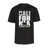 Mens Black Short-Sleeve Men's California Republic T-Shirt