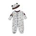 Little Me Size 3M Cute Puppies Footie with Cap