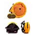 2 Pcs Pet Dog Backpack Harness Carrier Adjustable Leash Anti Slip Puppies Cats Self Hike Shoulder Bag Small Saddle Yellow Blue