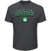 Men's Majestic Heathered Charcoal Boston Celtics Major Moves T-Shirt