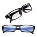 Women Men Black Square Nerd Eyeglasses Frame Computer Gaming Glasses Transparent UV Lenses for Reading TV Phones