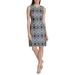 Tommy Hilfiger Womens Scuba Wear To Work Sheath Dress