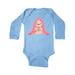 Inktastic Cute Sloth in a Pink Blanket Infant Long Sleeve Bodysuit Unisex