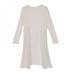 Cleanrance! Lady Maxi Cardigan Feminino Cover up Oversized Coat Women Knitted Long Sleeve Vintage Sweaters White