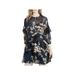 Rachel Roy Womens Ruffled A-Line Dress